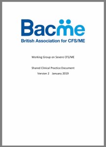 Title page of BACME guidelines, bearing their logo